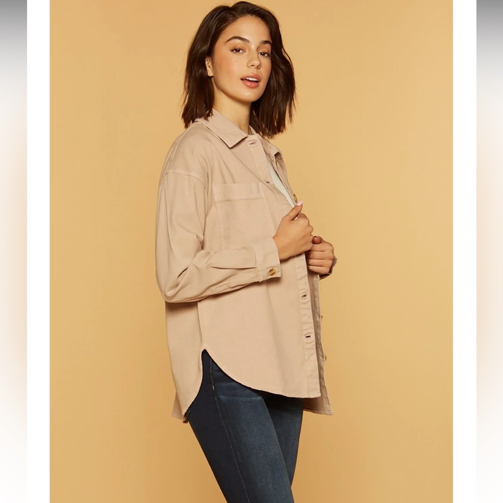 Thread And Supply Fletcher oversized  Button Down Jacket size large